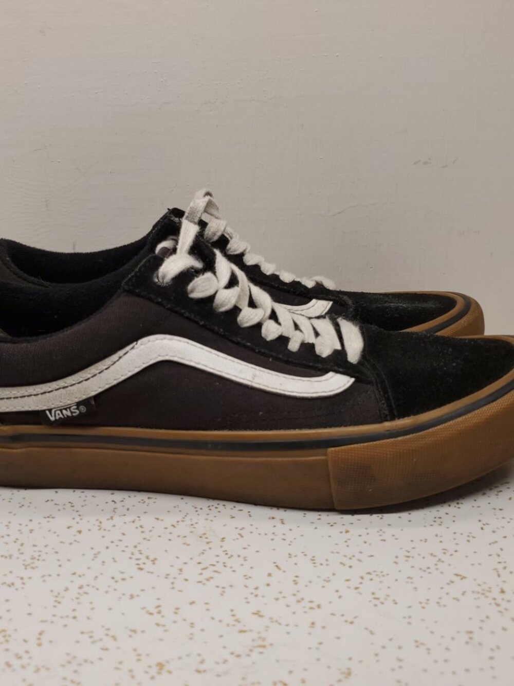 Vans Pro Skateboard Shoe Mens Black Size 8.5